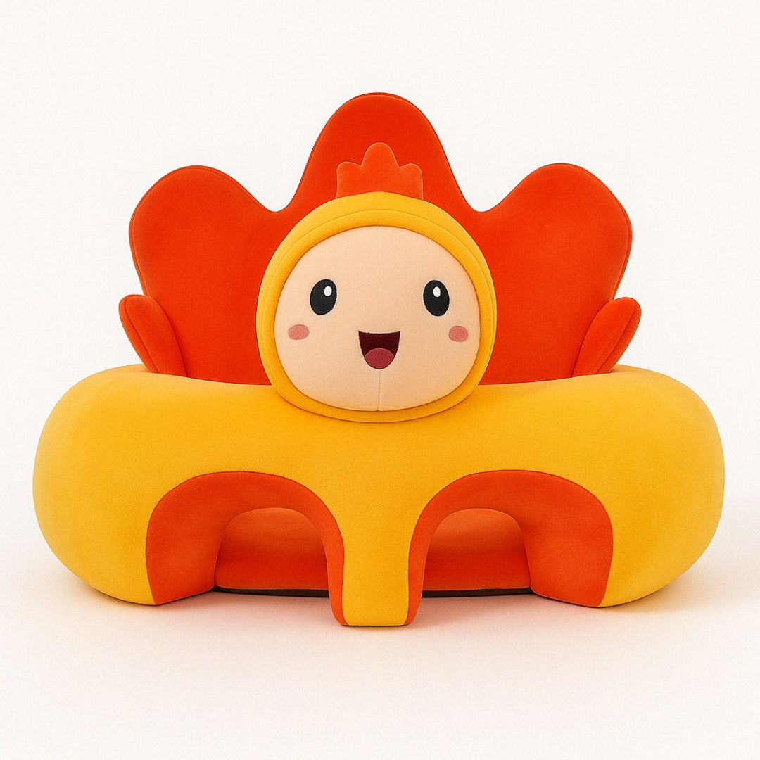 Fauteuil Bébé en Peluche – Confort Douillet pour Premiers Assis