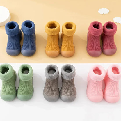 Chaussons Bébé Antidérapants – Hiver & Ultra Confort