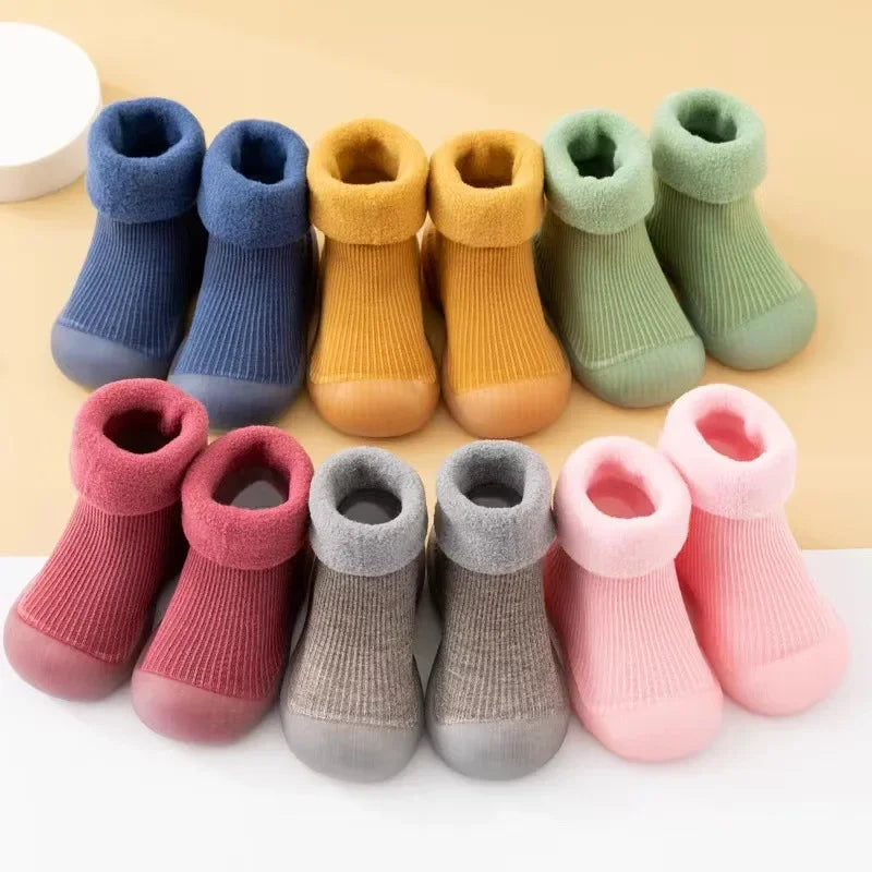 Chaussons Bébé Antidérapants – Hiver & Ultra Confort