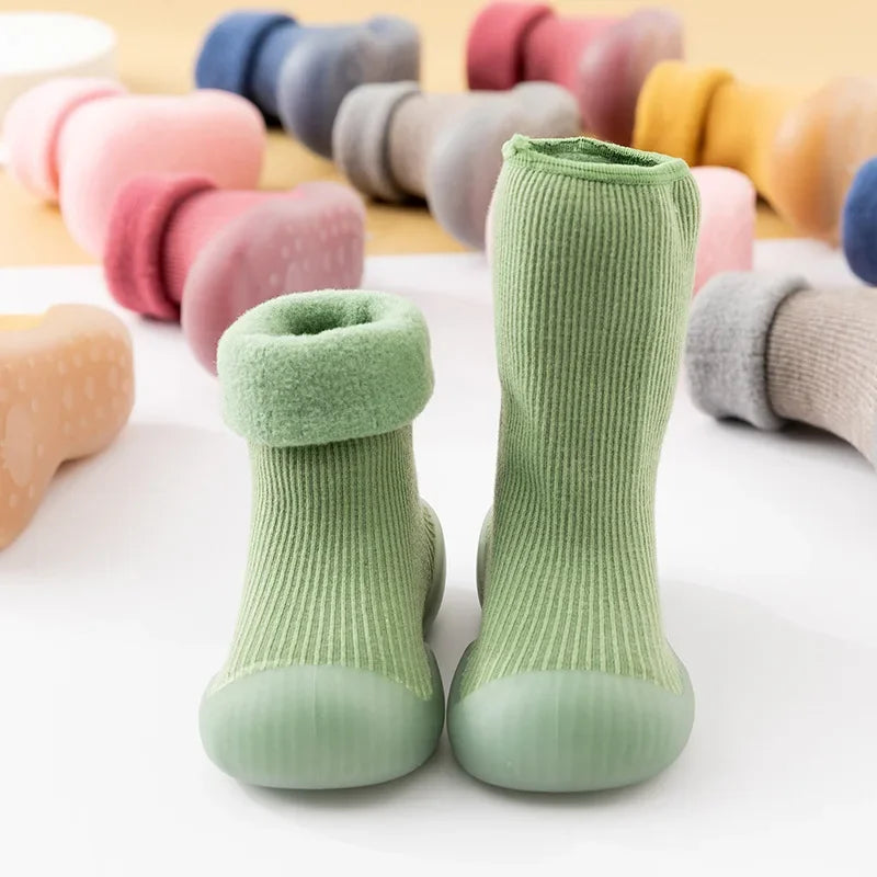 Chaussons Bébé Antidérapants – Hiver & Ultra Confort